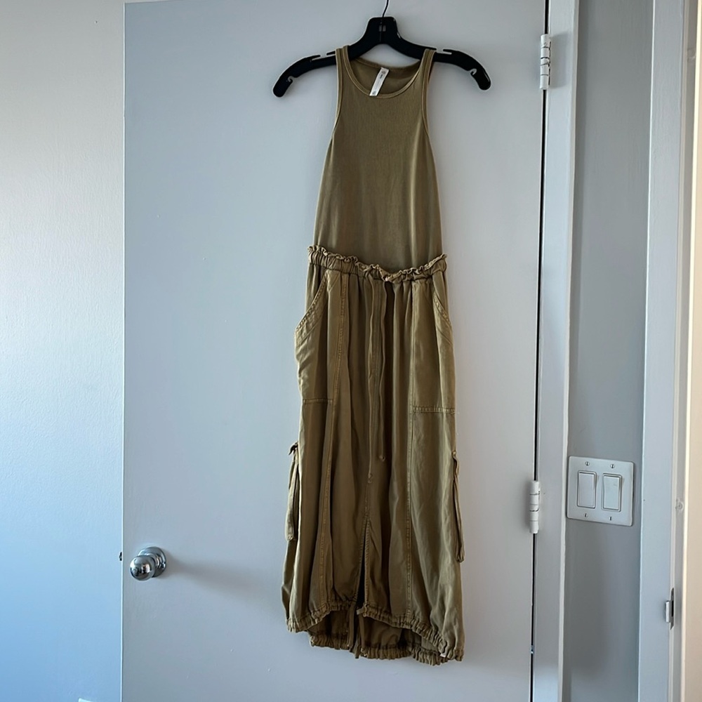 Daily Practice Anthropologie Be Bold Racer Back Twofer Dress- Nwot!!!